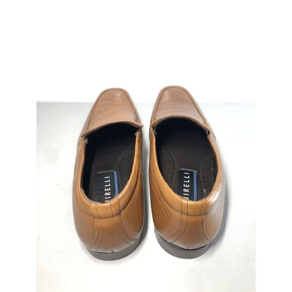 Quirelli Brown Leather Slip On Square Toe Dress Loafers Shoes Men Sz 29/11.5M US - Picture 7 of 16